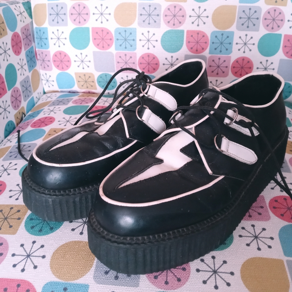 rare demonia secret compartment coffin creepers